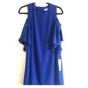 London Times Cold Shoulder Dress